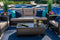 Bari 14 Piece Combination Outdoor Furniture Set (L) in Espresso Brown